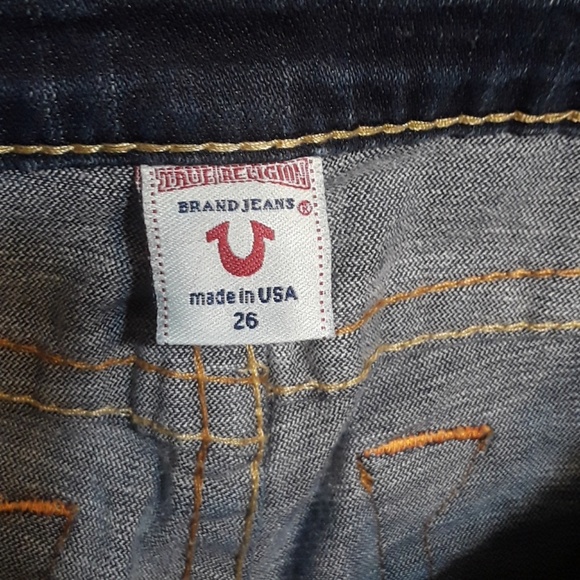 Womens True Religion "Kate" capris, size 26 - Picture 5 of 8